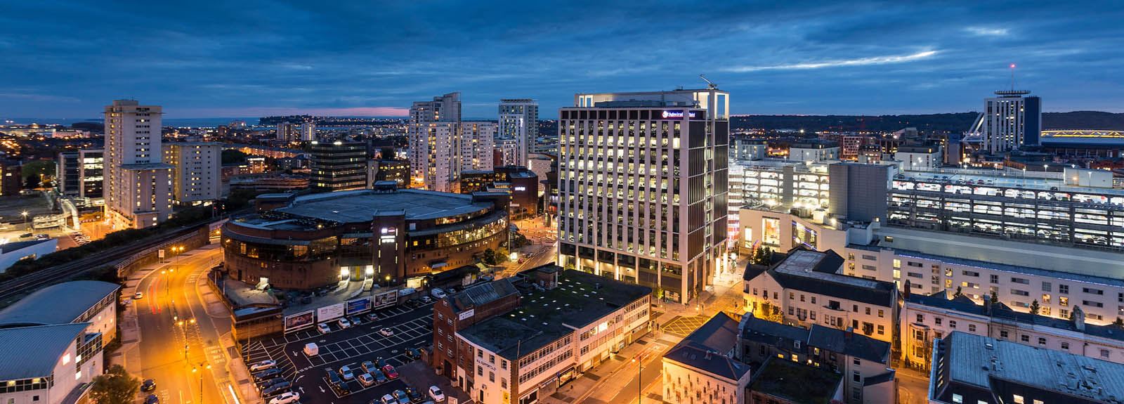 Cardiff City Skyline